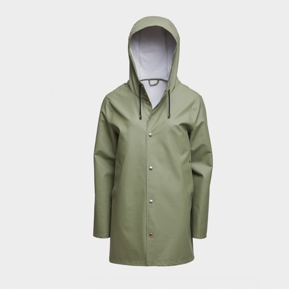 Stutterheim Green Raincoat - Picture 6 of 14